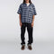 EDWIN Millbury Shirt in Blue/Black
