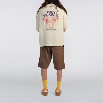 EDWIN Melt The Chaos Shirt in Cream