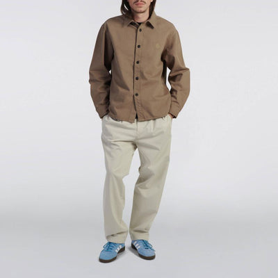 EDWIN Sebastian Workwear Shirt in Shitake