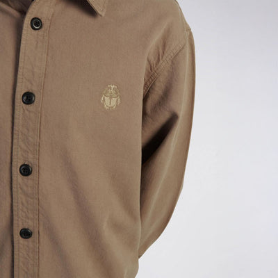EDWIN Sebastian Workwear Shirt in Shitake