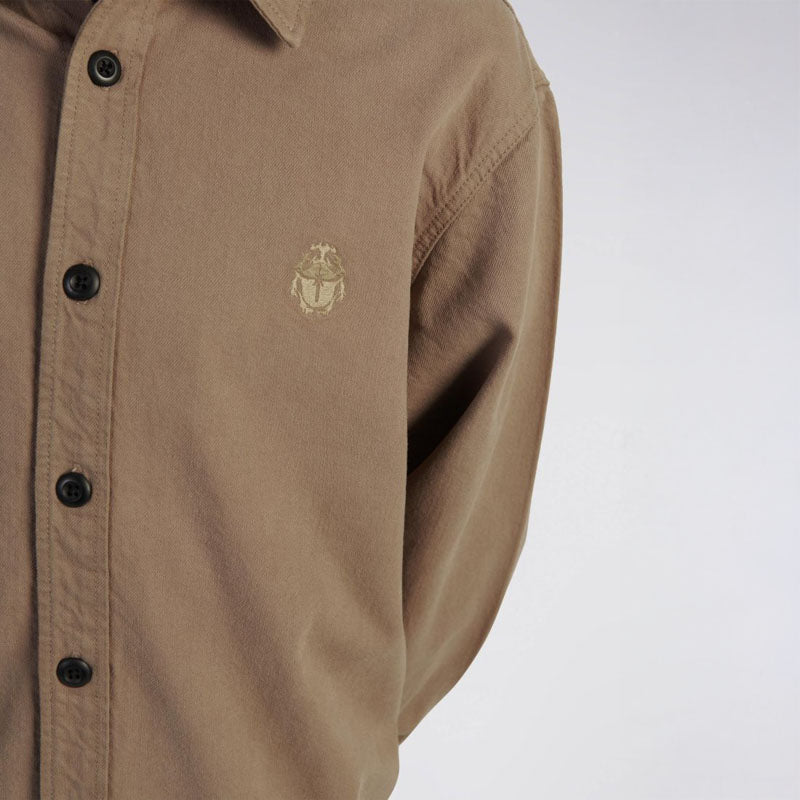 EDWIN Sebastian Workwear Shirt in Shitake