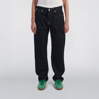 EDWIN W Janis Kurabo Recycled Denim Pant in Red Selvage