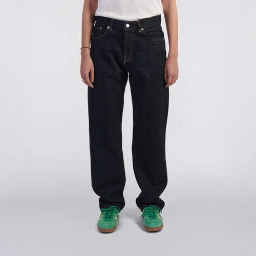EDWIN W Janis Kurabo Recycled Denim Pant in Red Selvage