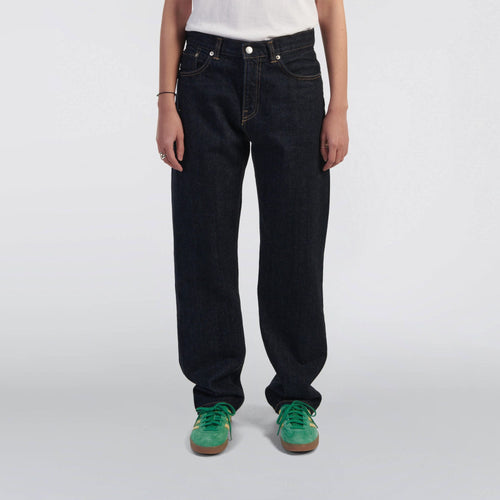 EDWIN W Janis Kurabo Recycled Denim Pant in Red Selvage