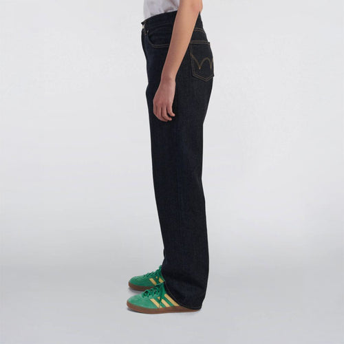 EDWIN W Janis Kurabo Recycled Denim Pant in Red Selvage