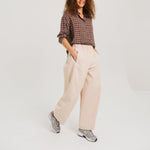 SACRECOEUR Enora Aragon Check Wool Shirt in Multi