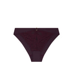 AUBADE Eloge du Desir Brazilian Brief in Deep Berry