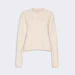 WEEKEND MAX MARA WKDEsposto Wool and Cashmere Cardigan in Ice