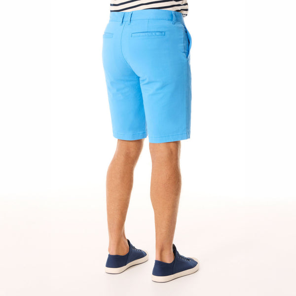 MOUSQUETON Erwany Cotton Stretch Shorts in Sky Blue