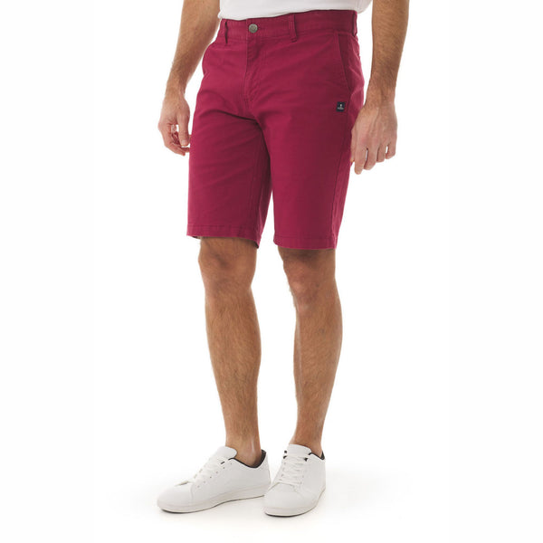 MOUSQUETON Erwany Cotton Stretch Shorts in Brick Red