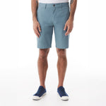 MOUSQUETON Erwany Cotton Stretch Shorts in Provencal Blue