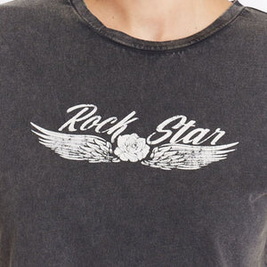Eternel Rock Star T Shirt in Carbon