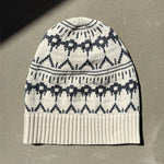 BEAUMONT ORGANIC Evie-Sue Organic Cotton Knitted Hat in Ecru Marl