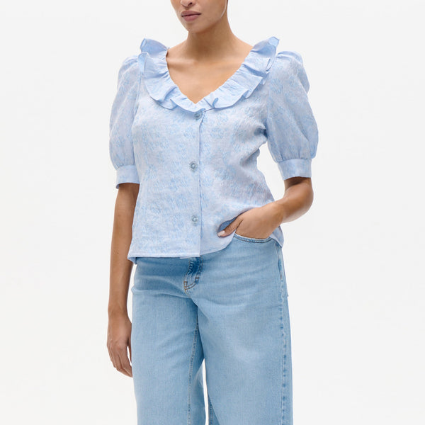 BAUM UND PFERDGARTEN Marlie Blouse in Kentucky Blue
