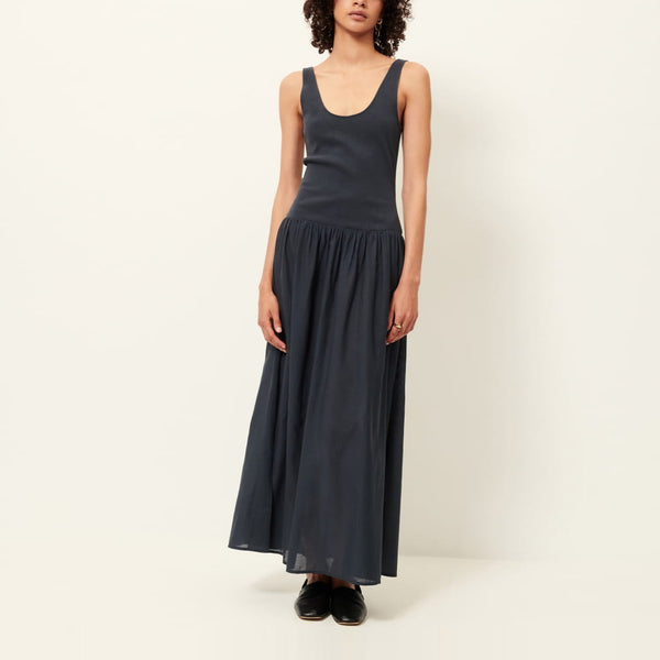 SESSUN Solao Dress in Smoke Green