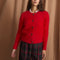 SOPHIE + LUCIE Luisa Knitted Cardigan in Red