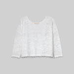 BEAUMONT ORGANIC Daisy-Fay Cotton Lace Top in White