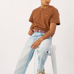 BILLYBELT Elastic Woven Belt in Sienna