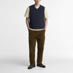 BARBOUR Leonard Cord Cargo Trousers in Sepia