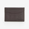 BARBOUR Amble Leather Card Holder in Dark Brown