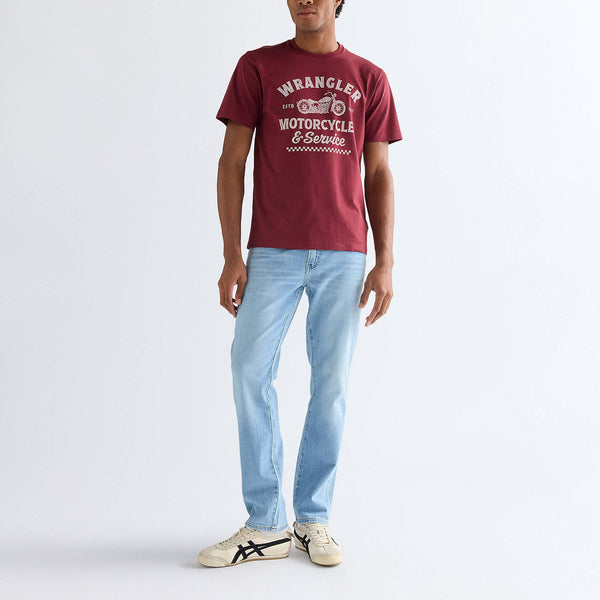 WRANGLER Americana Tee in Wine