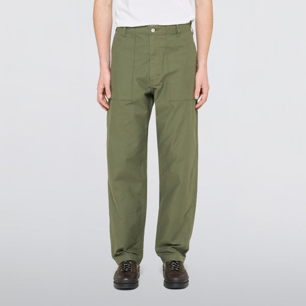EDWIN Baker Cotton Utility Pant in Olive