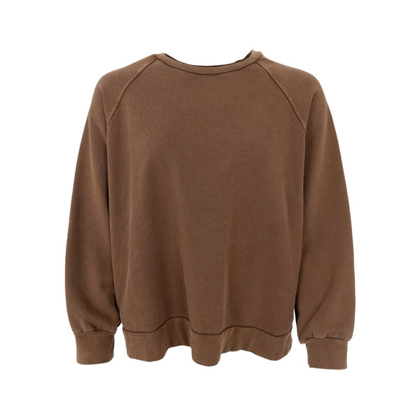 BLACK COLOUR BCEvy Raglan Sweatshirt in Mocca