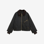 BARBOUR Arlene Checked Wax Jacket in Classic/Shadow Classic