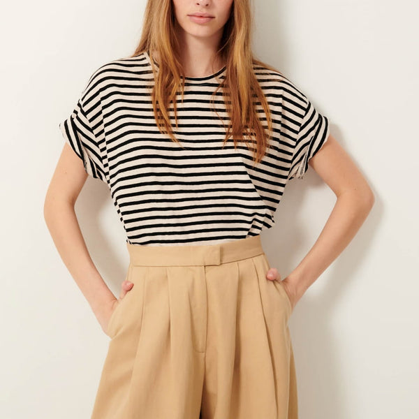 SESSUN Tooli T Shirt in Sandblack