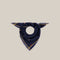 MOISMONT Chelsea No815 Square Scarf  in Magic Blue