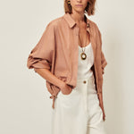 SESSUN Cazaba Shirt in Glaze