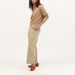 BEATRIZ FUREST Outside Wide Leg Trousers in Taupe