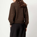 SESSUN Niko Sweater in Carbone
