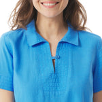MOUSQUETON Fanette Plain Dress in Sky Blue