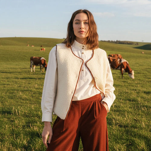 SACRECOEUR Salyna Gilet in Cloud