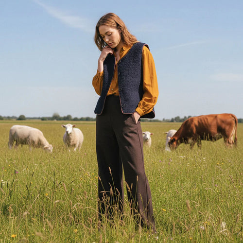 SACRECOEUR Salyna Gilet in Navy