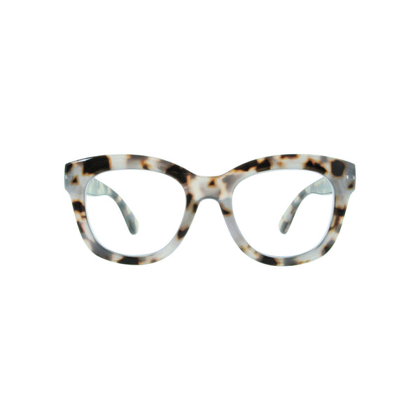 GOODLOOKERS Encore Reading Glasses in White Tortoiseshell