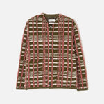 UNIVERSAL WORKS Duomo Fleece Cardigan in Olive