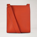 MULBERRY Small Antony Small Classic Grain Messenger in Coral Orange