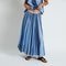 SOPHIE + LUCIE Circo Voile Stripe Skirt in Blue