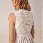 MAISON HOTEL Gino Sleeveless Dress in Bianco