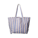 BLACK COLOUR BCNella Canvas Bag in Blue Stripe
