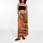 MAPOESIE Juliette Madone Skirt in Terracotta