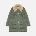 BAUM UND PFERDGARTEN Daimi Parka with Faux Fur Collar in Thyme