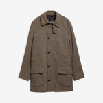 BARBOUR Modified Wool Border Jacket in Dark Sand