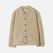 UNIVERSAL WORKS Advance Wool Fleece Cardigan in Fawn