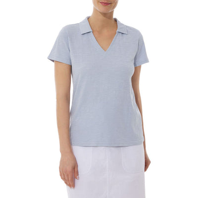 MOUSQUETON Flammen Jersey T Shirt in Light Blue