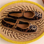 PENELOPE CHILVERS Flora Leopard Velvet Espadrille in Brown