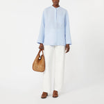 S MAX MARA SMMCantico Linen Shirt in Light Blue