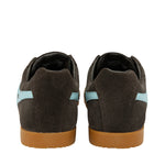 GOLA Harrier Trainer in Dark Brown/ Pale Blue